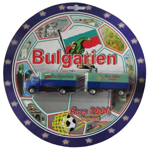 Fußball Euro 2004 Nr.01 - Bulgarien - MB L322 - Hängerzug Oldie