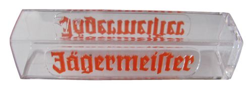 Jägermeister - Tooter 2 cl. aus Plexiglas
