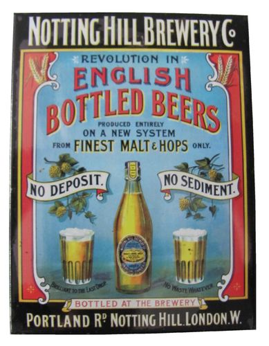 Notting Hill Brewery - English Bottled Beers - Magnet - Kühlschrankmagnet