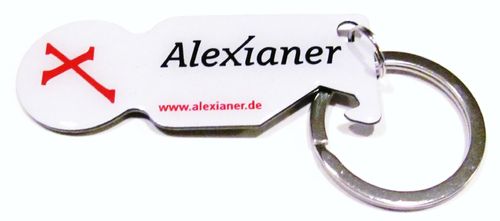 Alexianer - EKW mit Flaschenöffner und Schlüsselring - Einkaufschip