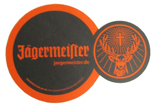 Jägermeister - 10 Doppel-Bierdeckel - Motiv 3