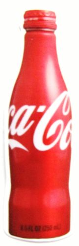Coca Cola - Aufkleber - Flasche - Motiv 006 - 66 x 20 mm