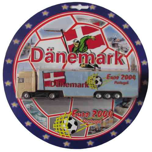 Fußball Euro 2004 Nr.02 - Dänemark - DAF 95 XF - Sattelzug