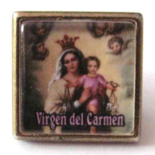 Virgen de Carmen - Pin 17 x 17 mm
