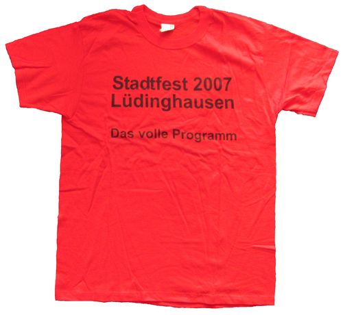 König Pilsener - Stadtfest Lüdinghausen - T-Shirt Gr. S