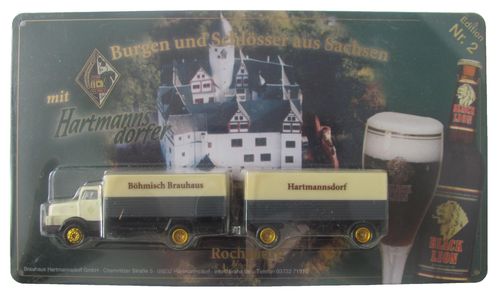 Hartmannsdorfer Nr. - Rochsburg - IFA H6 - Hängerzug Oldie auf Blechschild