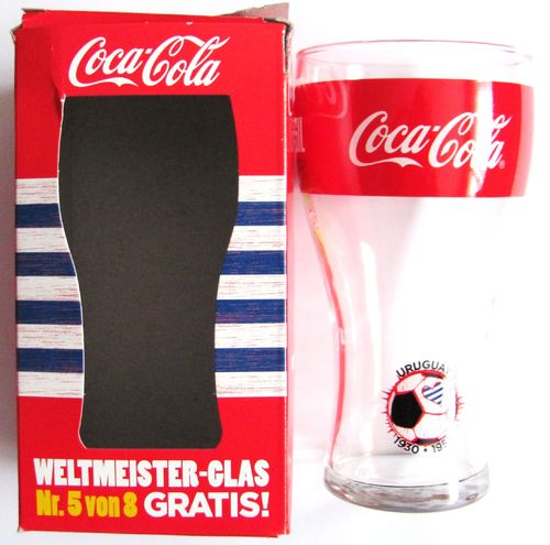 Coca Cola - Weltmeister Glas - Uruguay - zur WM 2014