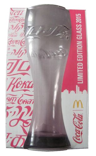 Coca Cola & Mc Donald´s - Chinesisch - Rosa - Limited Edition 2015 - Glas 0,3 l.
