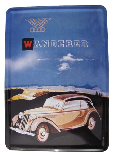 Wanderer Werke AG - Pkw Oldtimer - Blechschild