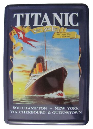 Titanic - White Star Line - Blechschild