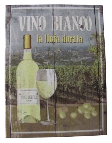 Vino Bianco - la linfa dorata - Magnet - Kühlschrankmagnet