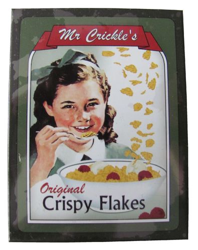 Mr. Crickle´s - Original Crispy Flakes - Magnet - Kühlschrankmagnet