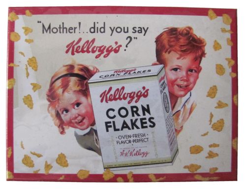 Kellogg´s - Corn Flakes - Mother ! .... did you say Kellogg´s - Magnet - Kühlschrankmagnet
