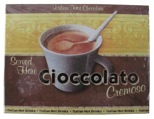 Italian Hot Drinks - Cioccolato Cremoso - Magnet - Kühlschrankmagnet