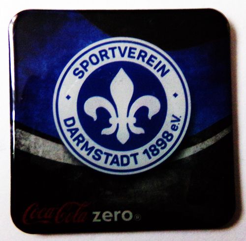 Coca Cola Zero - Fußballvereine - Sportverein Darmstadt 1898 e.V.  - Kühlschrankmagnet