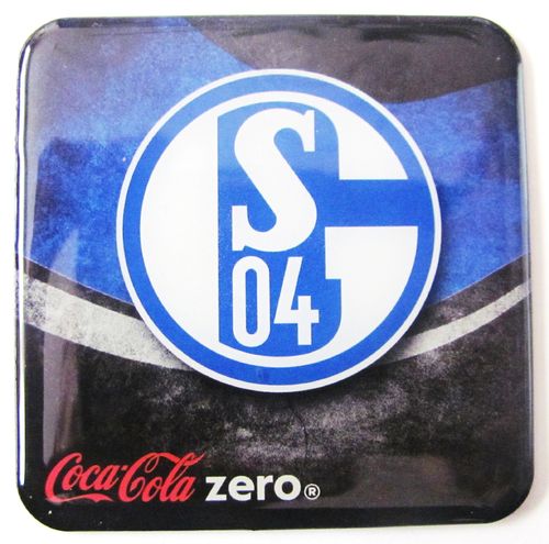Coca Cola Zero - Fußballvereine - Schalke 04 - Kühlschrankmagnet