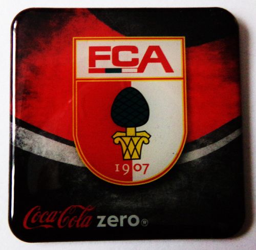 Coca Cola Zero - Fußballvereine - FC Augsburg - Kühlschrankmagnet