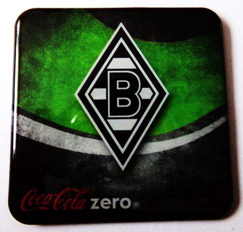 Coca Cola Zero - Fußballvereine - Borussia Mönchengladbach - Kühlschrankmagnet