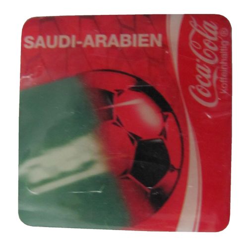 Coca Cola - Fußball Magnet - Saudi-Arabien