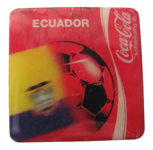 Coca Cola - Fußball Magnet - Ecuador
