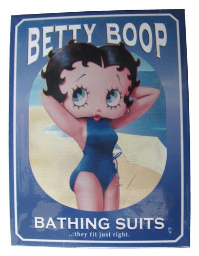 Betty Boop - Bathing Suits - Magnet - Kühlschrankmagnet