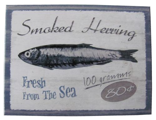 Smoked Herring - Fresh from the Sea - Magnet - Kühlschrankmagnet