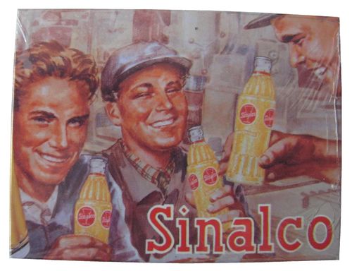 Sinalco - Männer Sinalco trinkend - Magnet - Kühlschrankmagnet