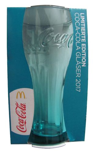 Coca Cola & Mc Donald´s - Edition 2017 - Türkis - Glas