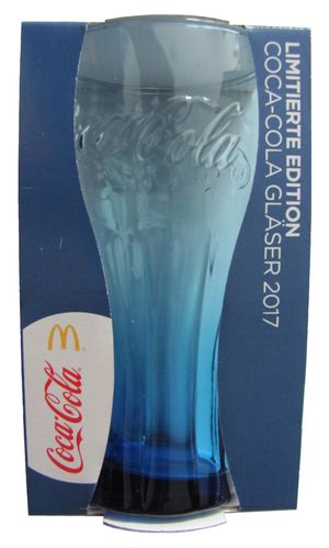 Coca Cola & Mc Donald´s - Edition 2017 - Blau - Glas