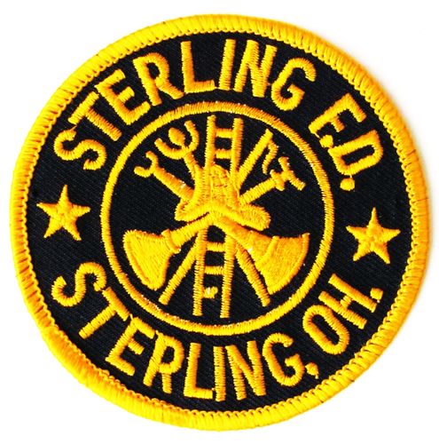 US Feuerwehr - Sterling. OH. - Sterling F.D. - Ärmelabzeichen