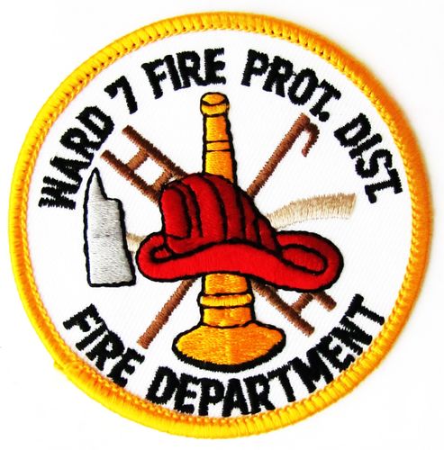 US Feuerwehr - Ward 7 Fire Port. Dist. - Ärmelabzeichen