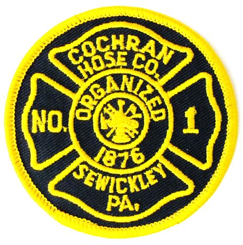 US Feuerwehr - Cochran Hose Co. - Sewickley PA. - Ärmelabzeichen