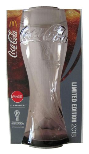 Coca Cola & Mc Donald´s ( Kroatien ) - Edition WM 2018 Russia - Glas 0,37 l. - Braun