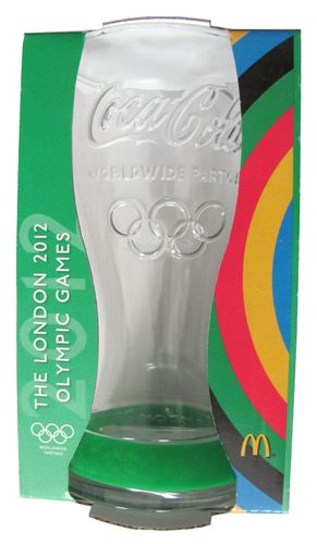 Coca Cola & Mc Donald´s ( England ) - Edition Olympia Games 2012 London - Glas 0,37 l. - Motiv 3