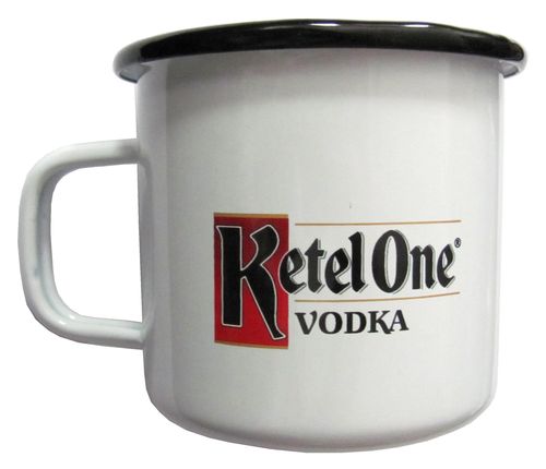 Ketel One Vodka - emallierter Trinkbecher - Kaffeepott - Tasse