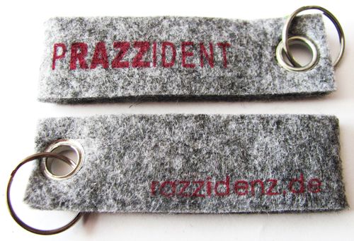 Bacardi - Razzidenz - Filz Schlüsselanhänger - Prazzident