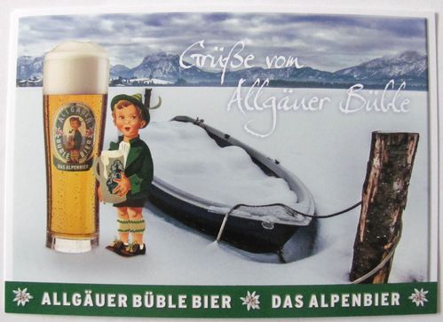 Allgäuer Brauhaus - Büble Bier - Grüße von Allgäuer Büble - Postkarte #04