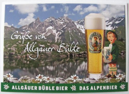 Allgäuer Brauhaus - Büble Bier - Grüße von Allgäuer Büble - Postkarte #08