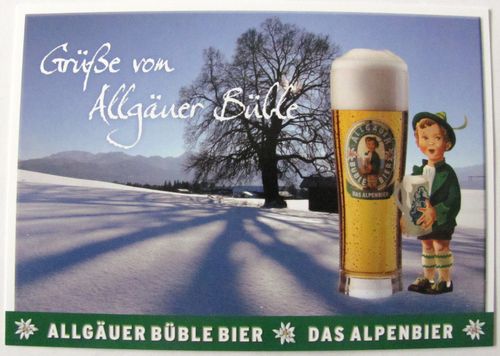 Allgäuer Brauhaus - Büble Bier - Grüße von Allgäuer Büble - Postkarte #12