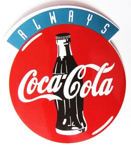Coca Cola - Aufkleber - Always - Motiv 028