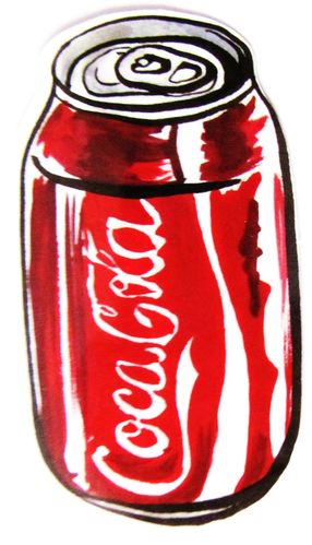 Coca Cola - Aufkleber - Dose - Motiv 042