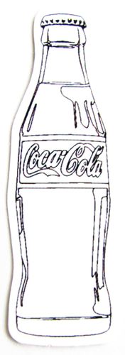 Coca Cola - Aufkleber - Flasche - Motiv 057
