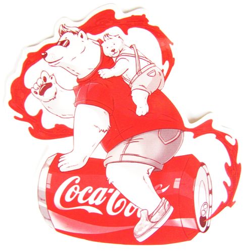 Coca Cola - Aufkleber - Eisbären auf Dose - Motiv 134