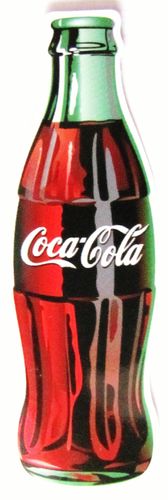 Coca Cola - Aufkleber - Flasche - Motiv 024