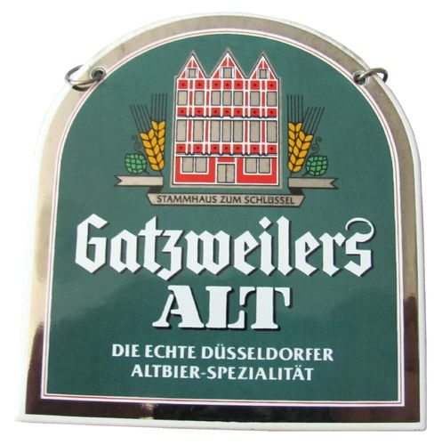 Gatzweilers Brauerei - Altbier - Zapfhahnschild