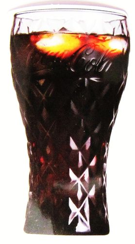 Coca Cola - Aufkleber - Glas - Motiv 029