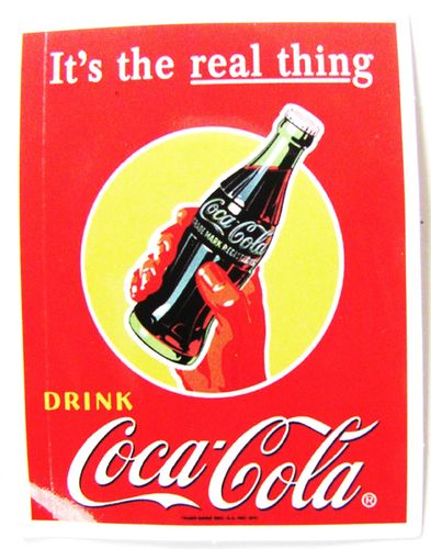 Coca Cola - Aufkleber - It´s the real thing - Motiv 066