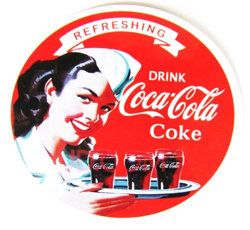 Coca Cola - Aufkleber - Refreshing - Motiv 082