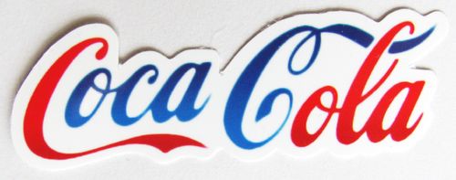 Coca Cola - Aufkleber - Schriftzug - Motiv 061