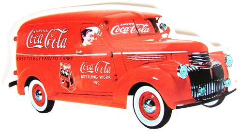 Coca Cola - Aufkleber - US Pkw - Motiv 141